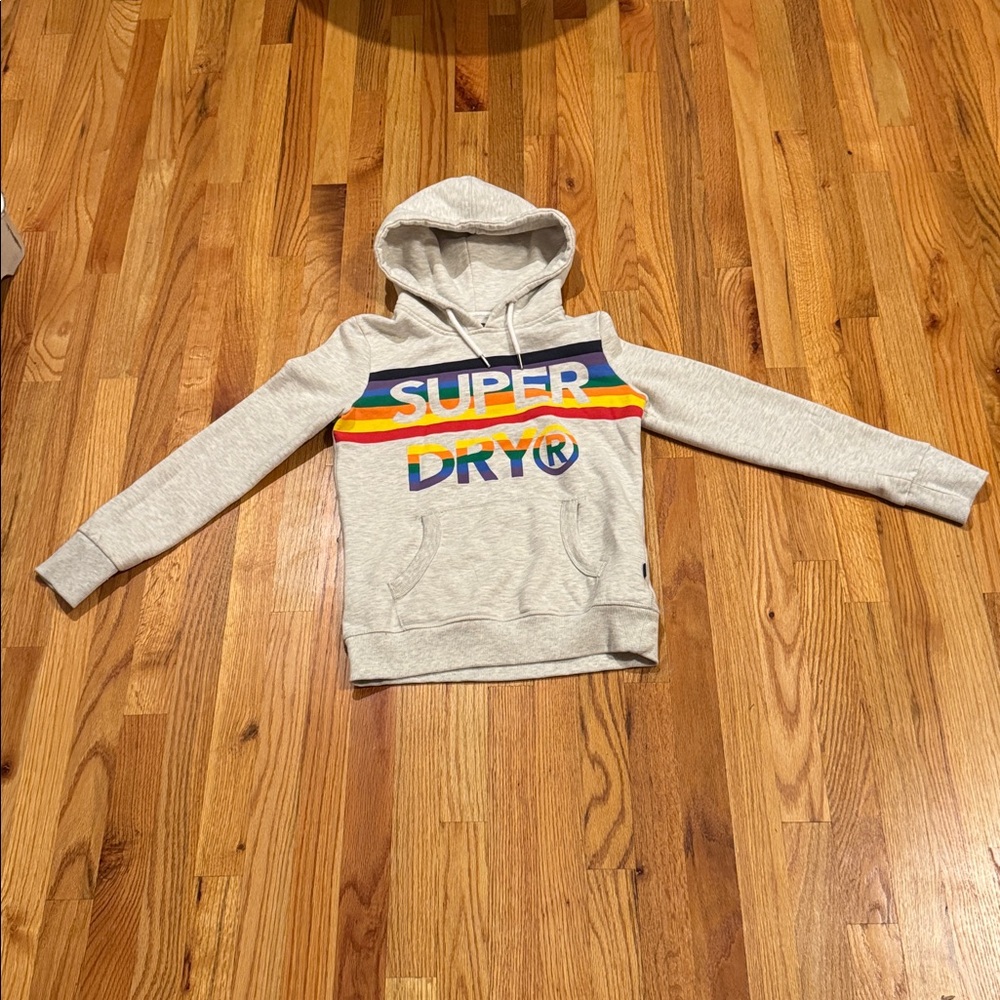 Superdry Rainbow Hoodie - Picture 1 of 8